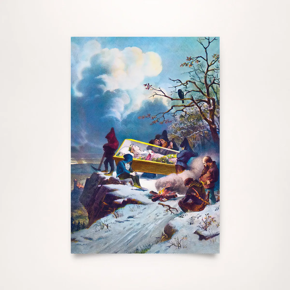 Märchenhafter Bild-Download: Schneewittchen von Philipp Grotjohann, 1893 illustriert