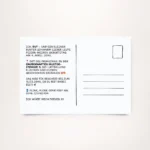 einladung party gruelle rueckseite 1913