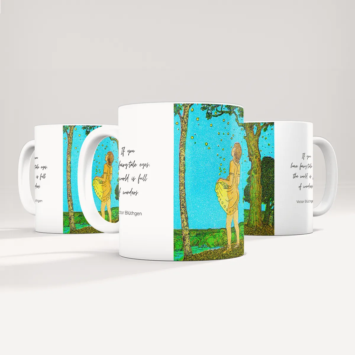 Customizable mug template as download: The Star Money