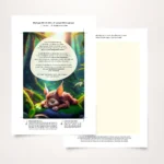 troll Mokko einladung digital vorlage gelb