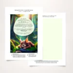 troll Mokko einladung digital vorlage gruen