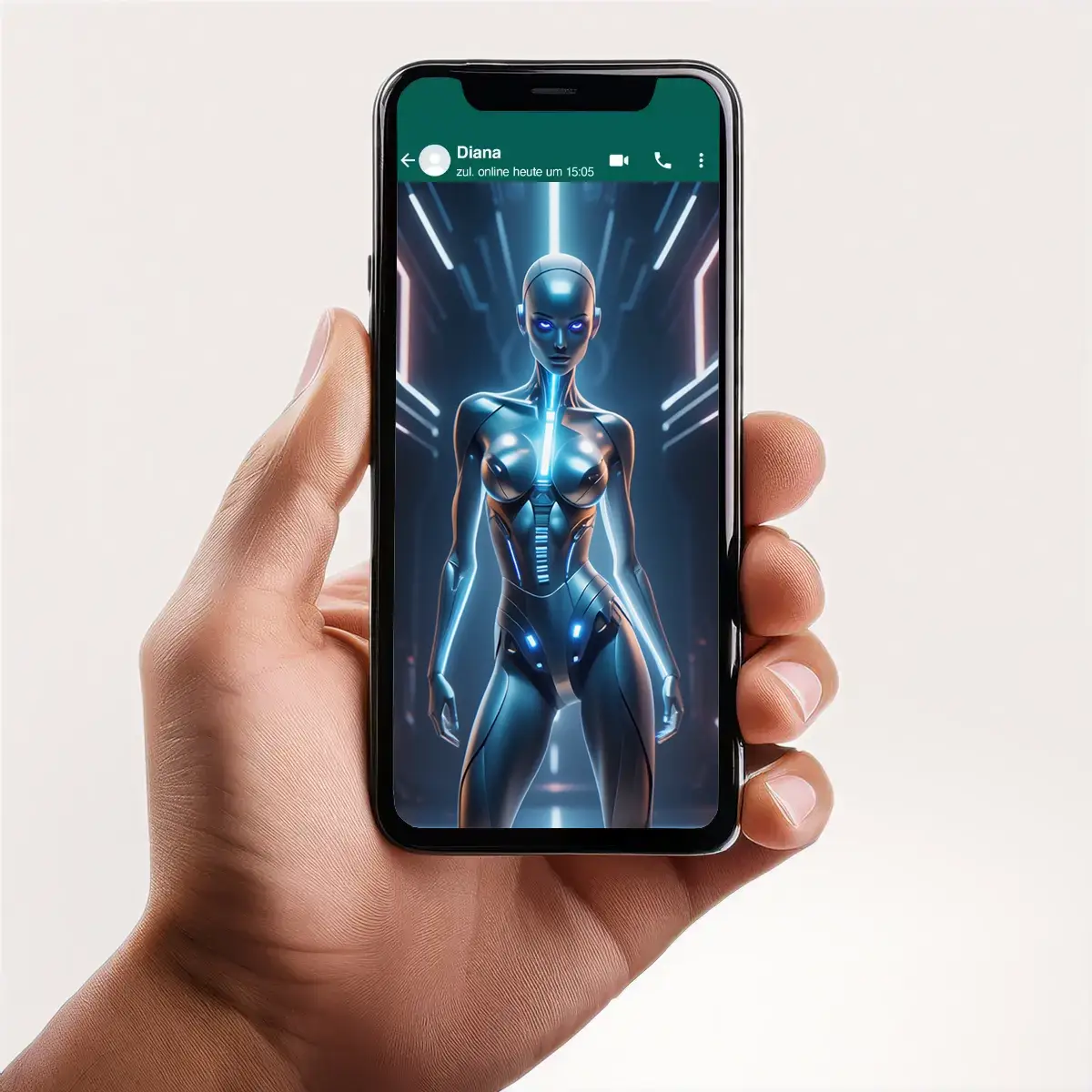 Stylisch feiern mit deiner WhatsApp Geburtstagseinladung animiert: Cyber-Diva, Laser, Sound und Club-Feeling – perfekt für Geburtstagseinladungen ab 30 Jahren.