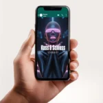 animierte WhatsApp einladung mit tanzender Cyber Diva