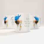 Mug-Template-Lipstick-Style Stylish Vintage Mug Template - Customizable, DIY