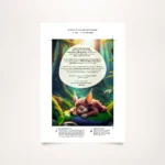 troll mokko dreams invitation template canva 2