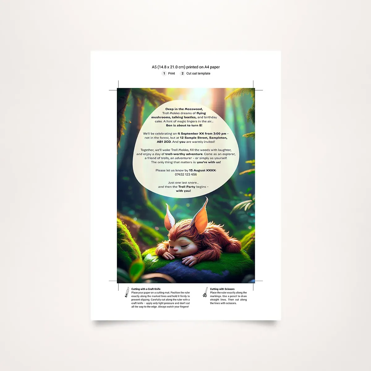 Troll Mokko dreams in the moss forest 3 Troll Mokko dreams in the moss forest - Image 3