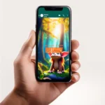 whatsapp-invitation-animated-video-frame-1 Magical WhatsApp invitation video for birthday with trolls, customizable with date, time, location and name