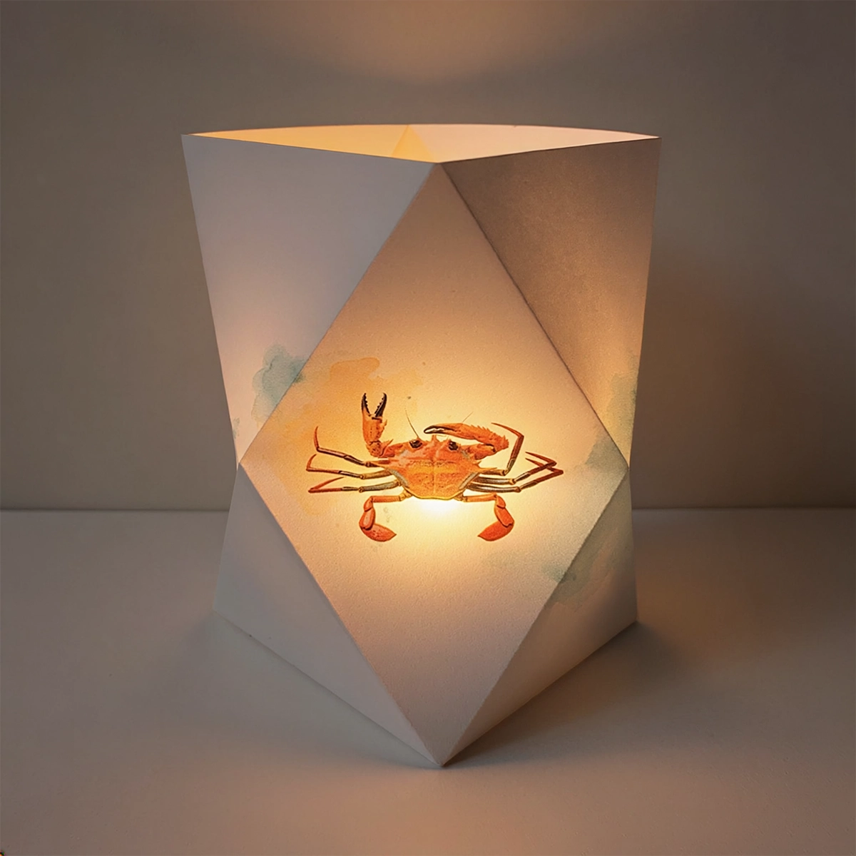 origami-windlicht-krabbe-teelicht origami windlicht krabbe teelicht